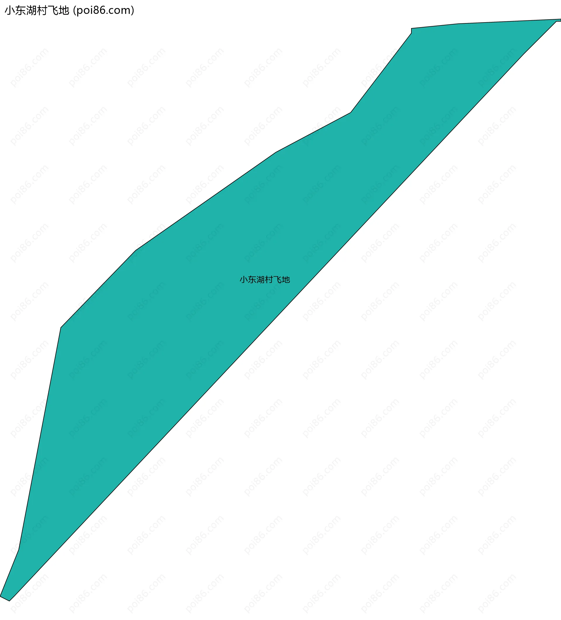 小东湖村飞地边界地图