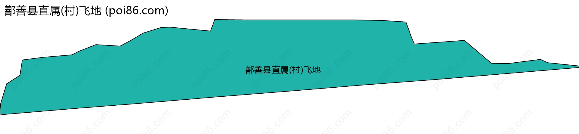 鄯善县直属(村)飞地边界地图