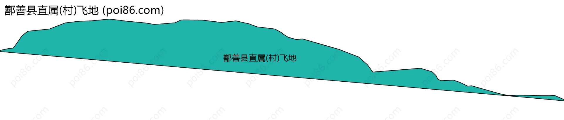 鄯善县直属(村)飞地边界地图