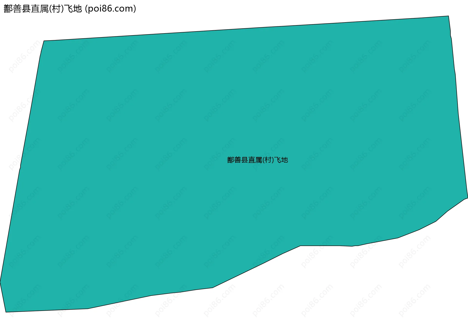 鄯善县直属(村)飞地边界地图