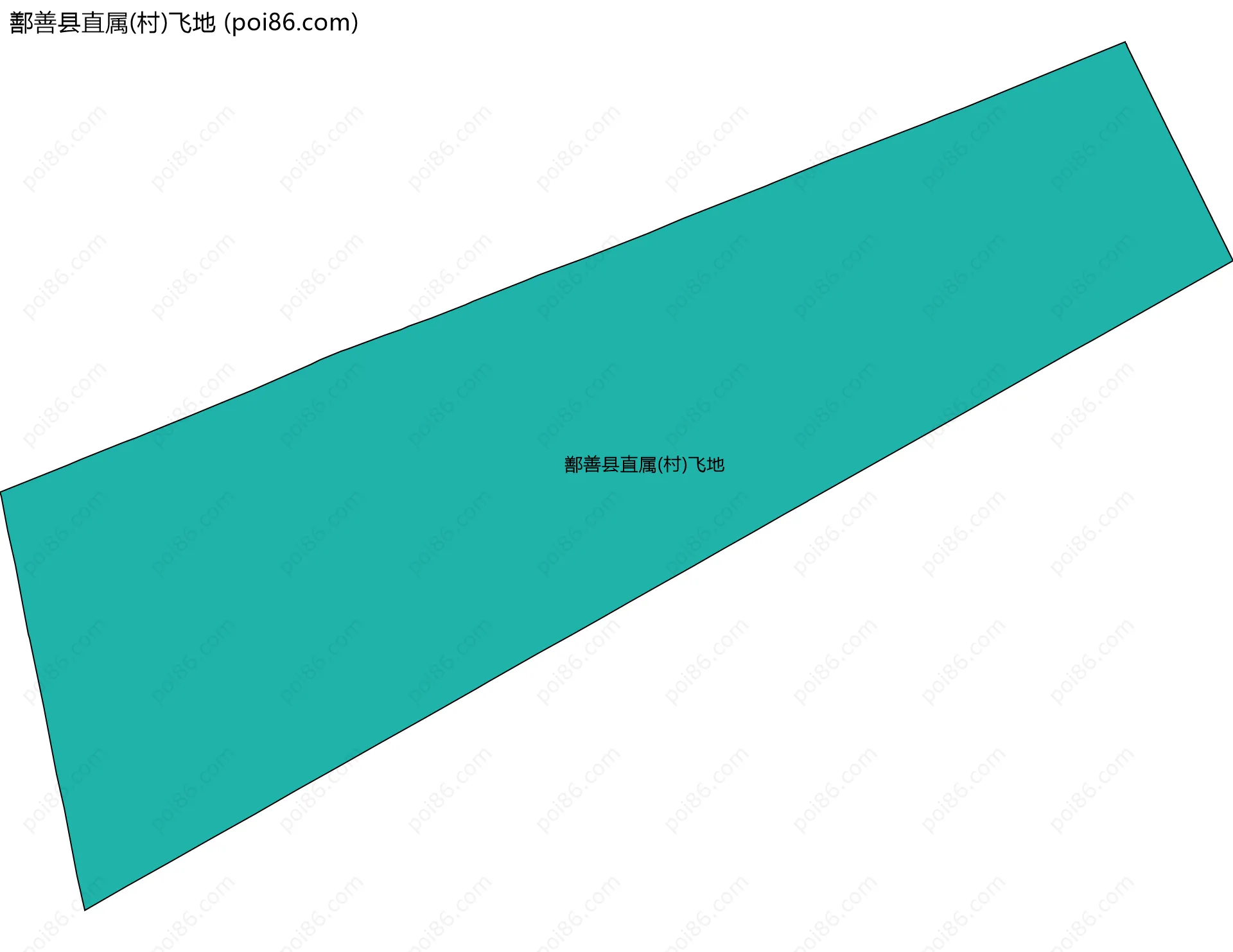 鄯善县直属(村)飞地边界地图