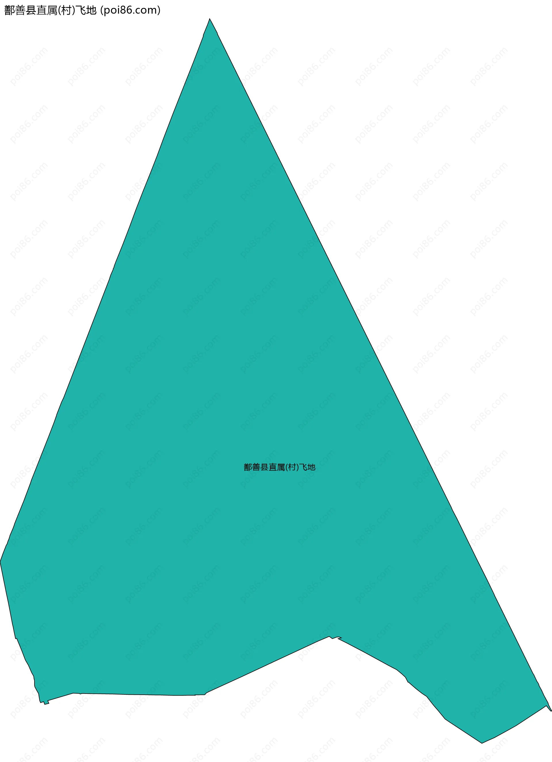 鄯善县直属(村)飞地边界地图