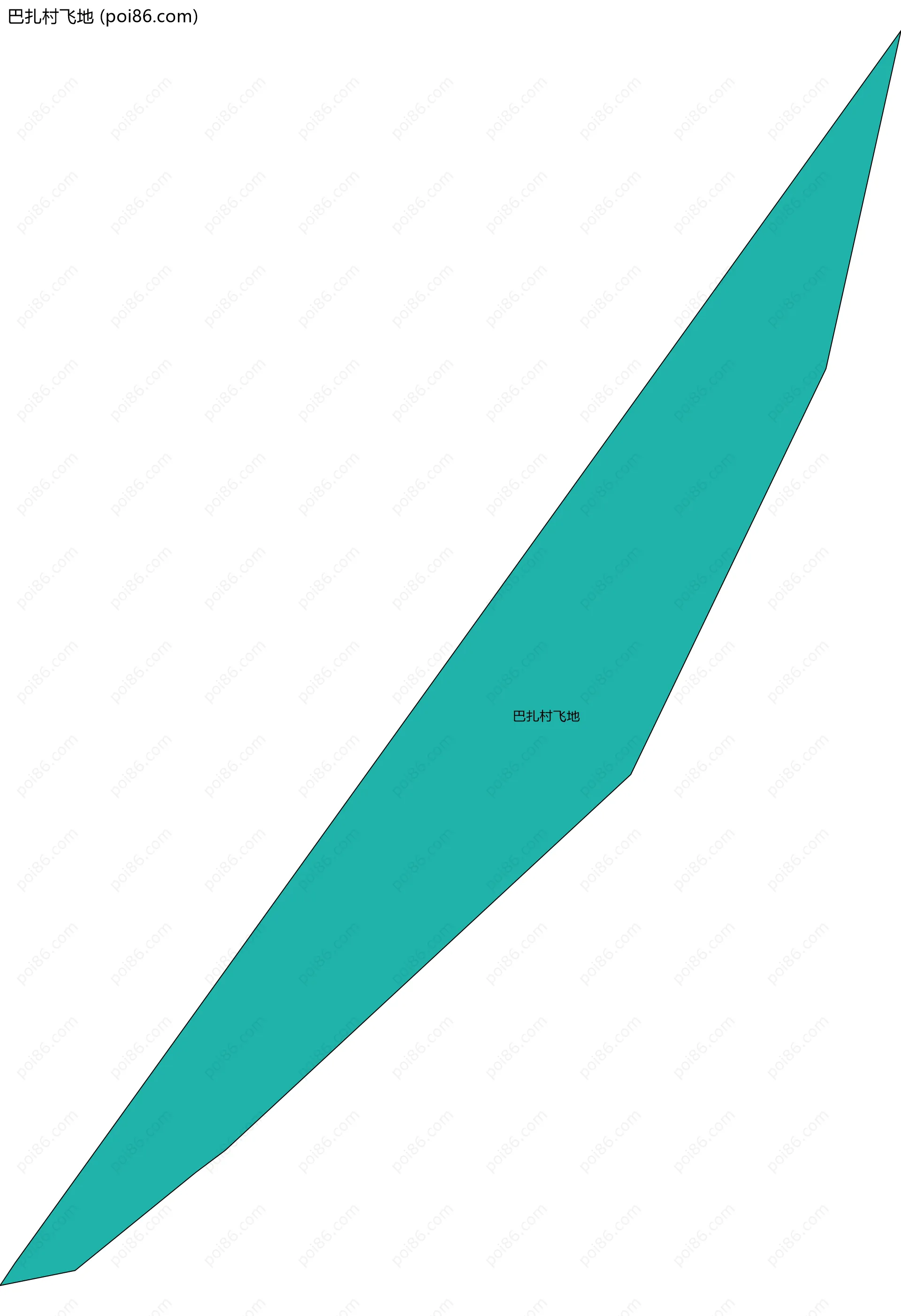 巴扎村飞地边界地图