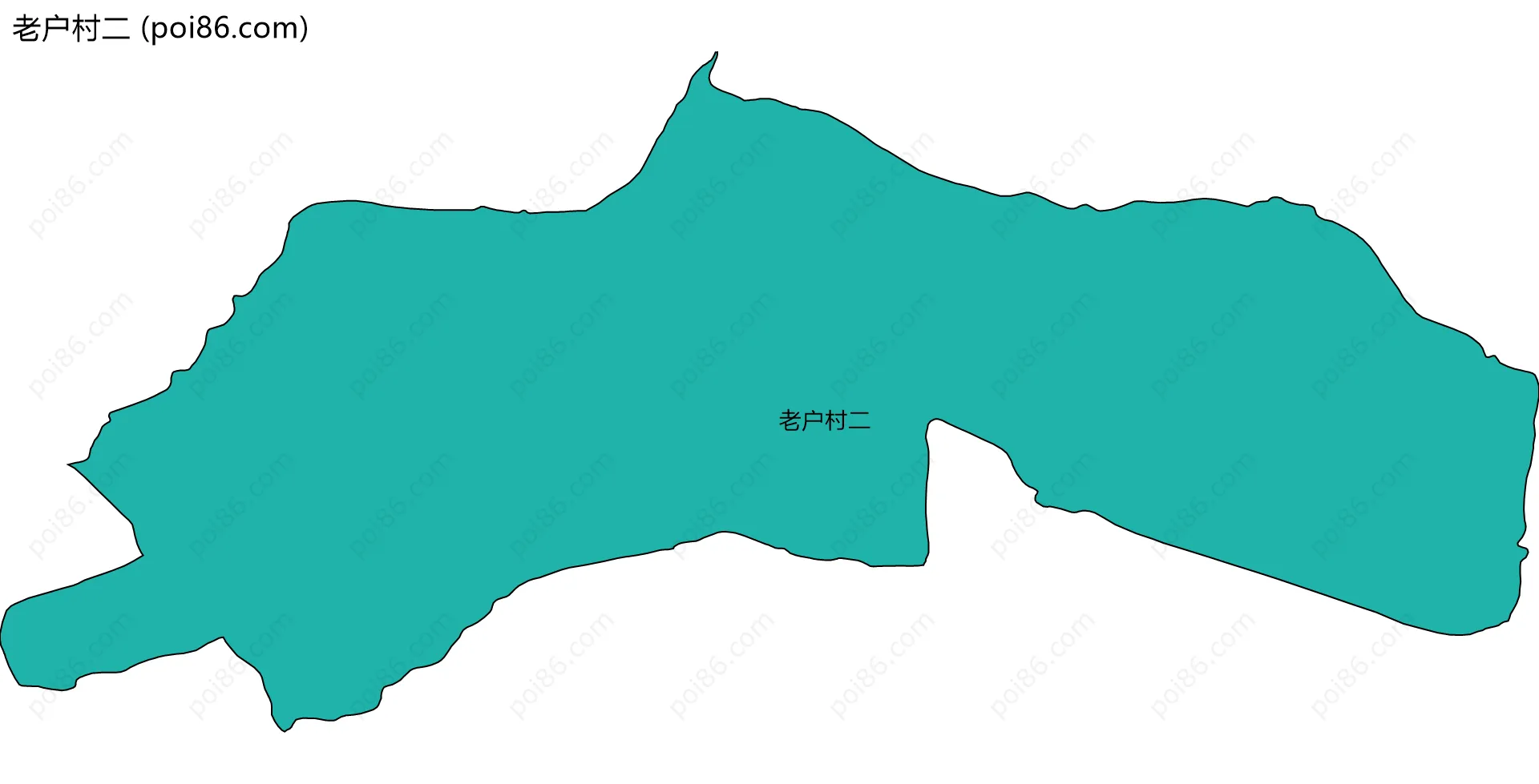 老户村二边界地图