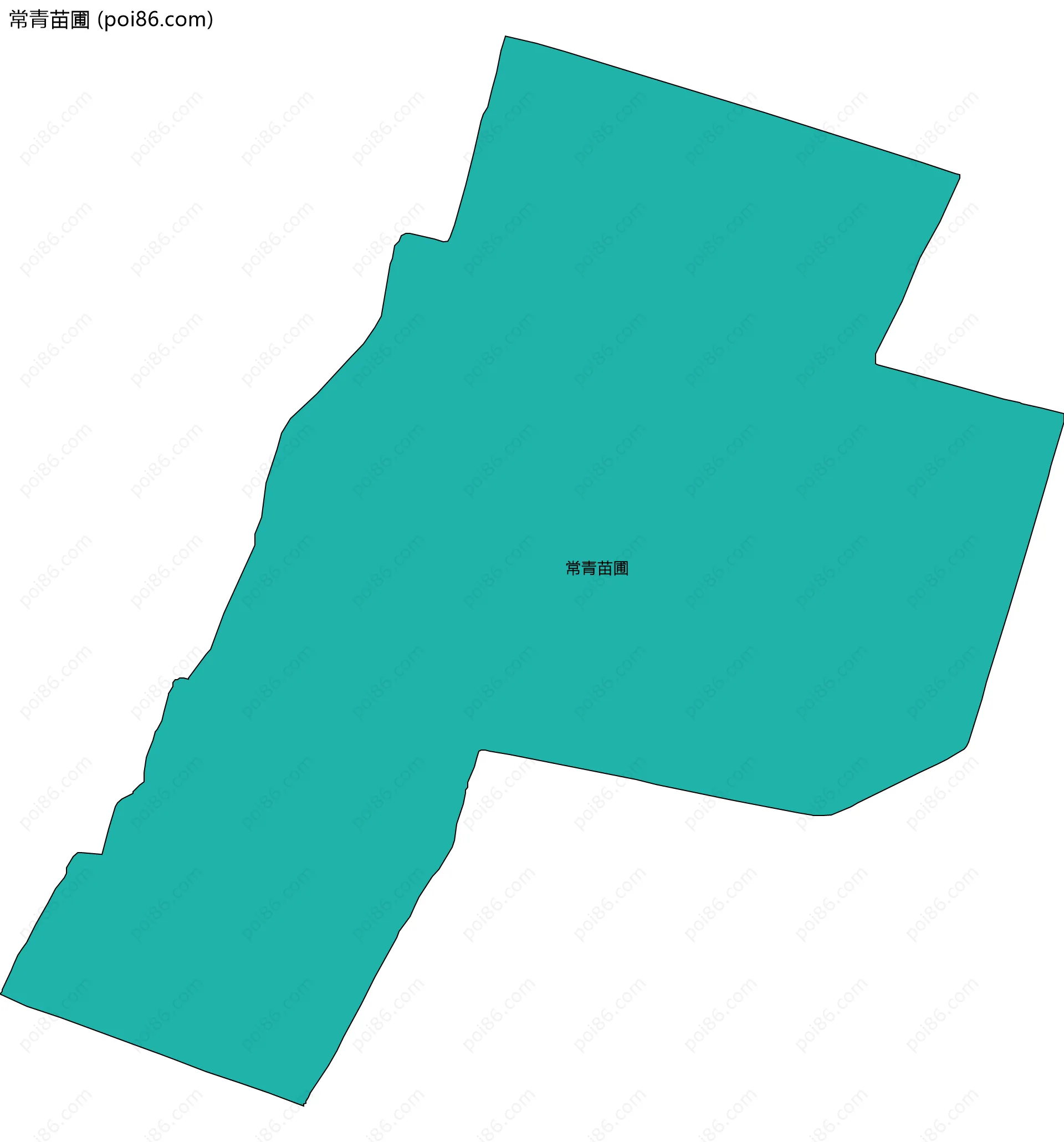 常青苗圃边界地图