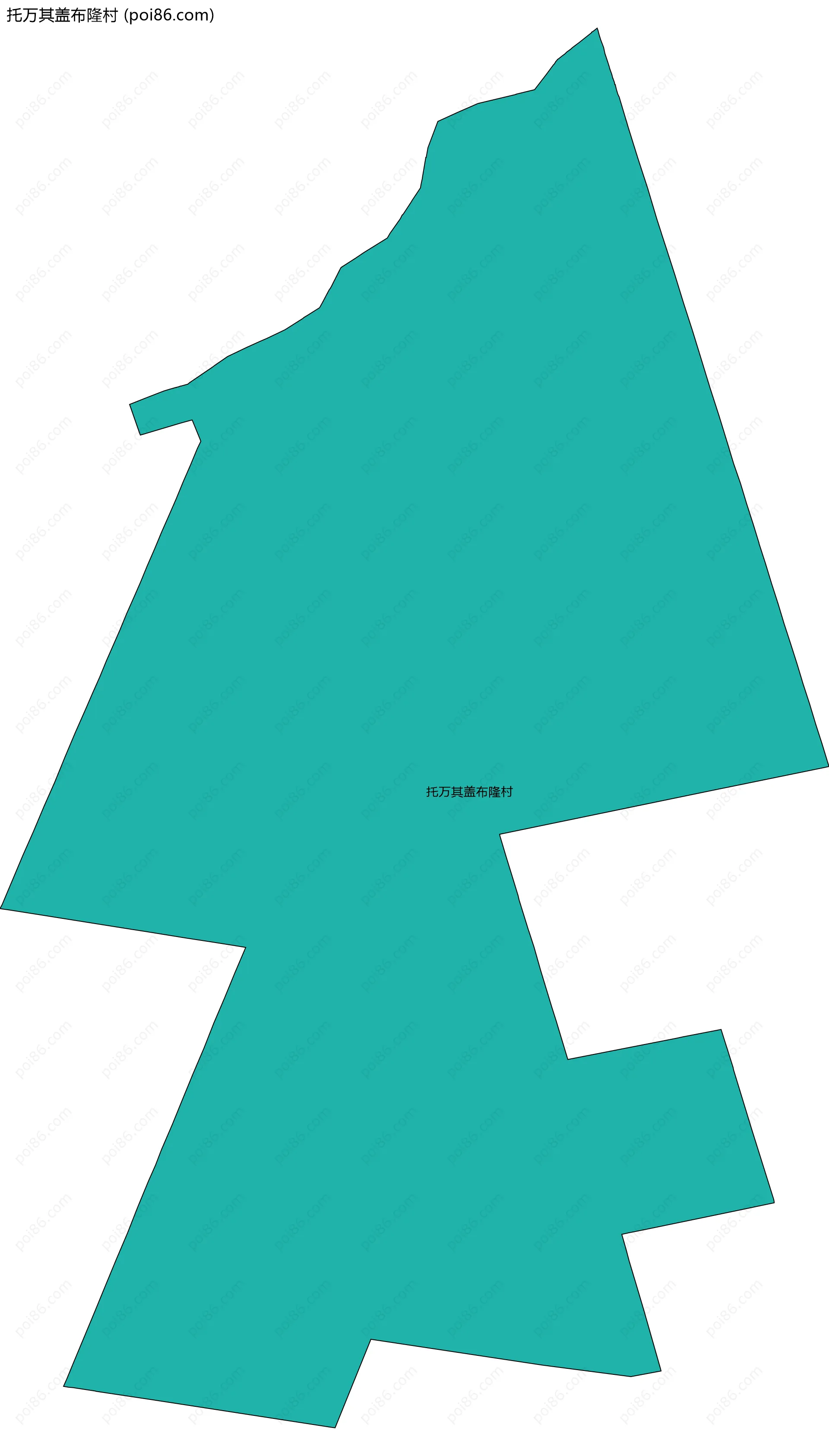 托万其盖布隆村边界地图