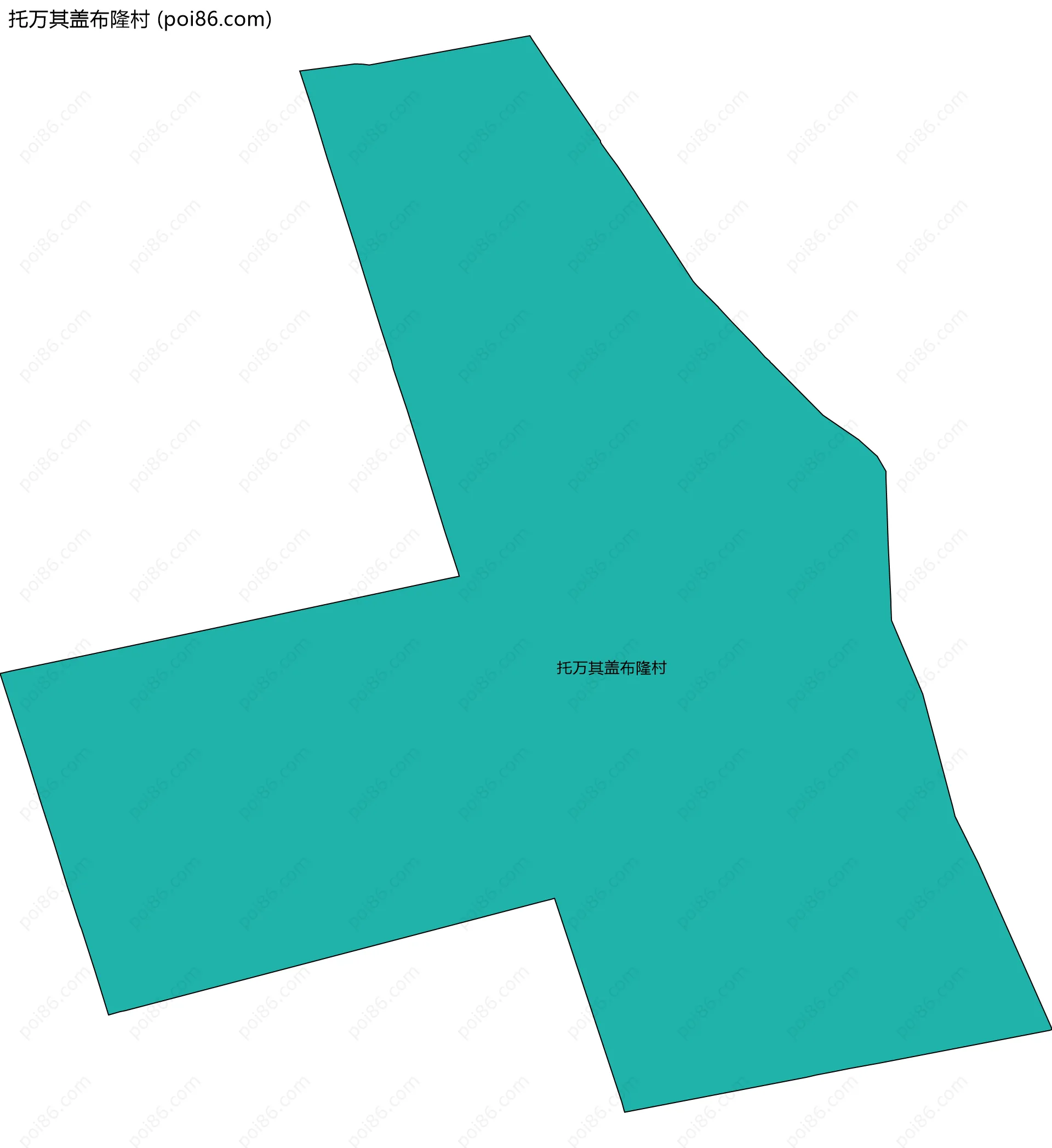 托万其盖布隆村边界地图