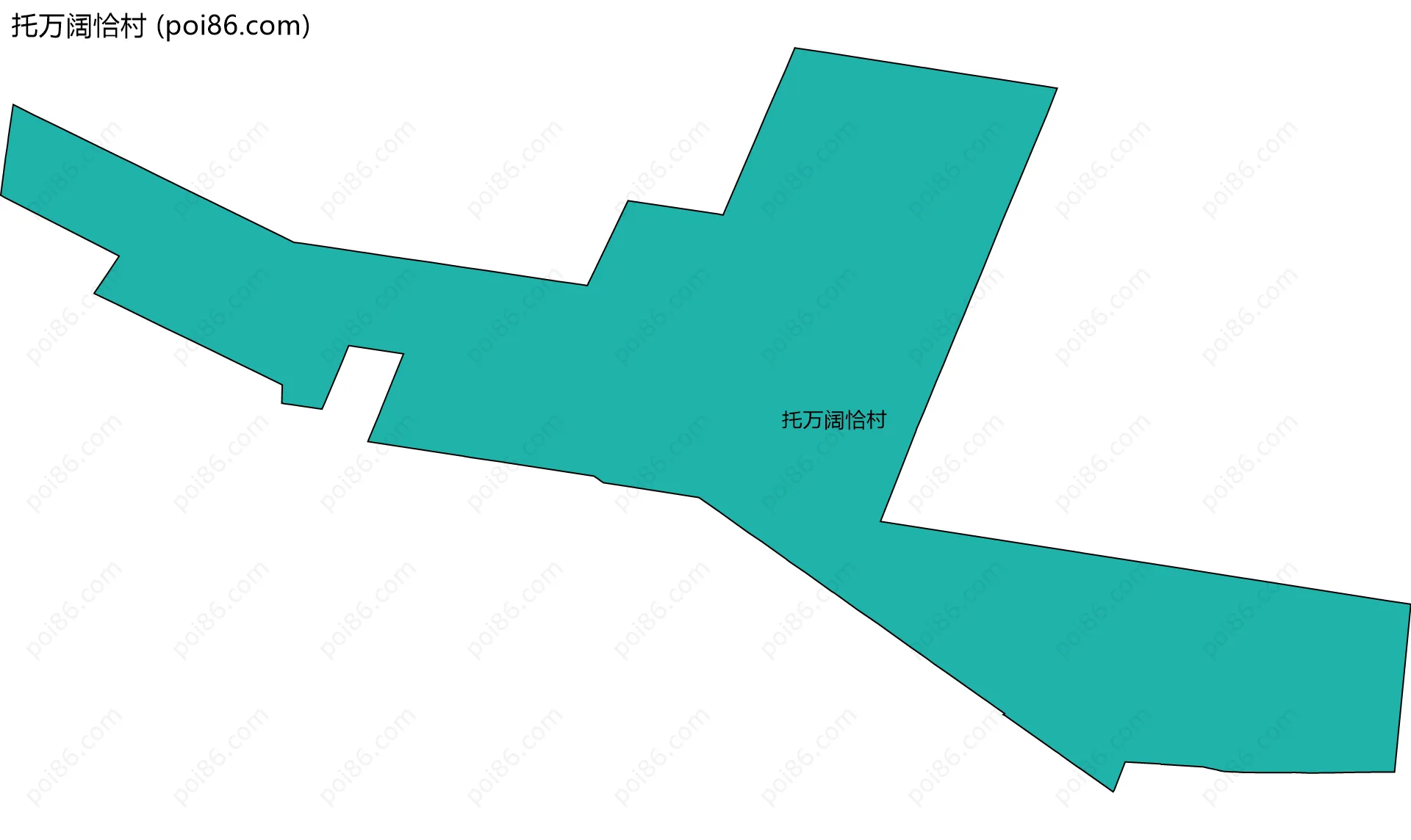 托万阔恰村边界地图
