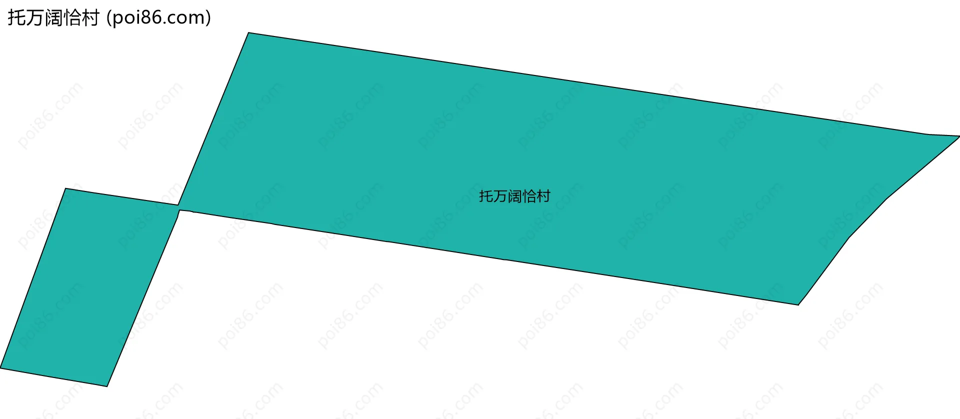 托万阔恰村边界地图