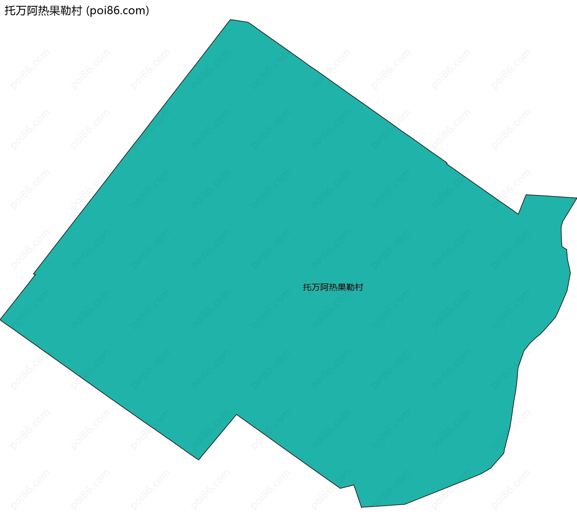 托万阿热果勒村边界地图
