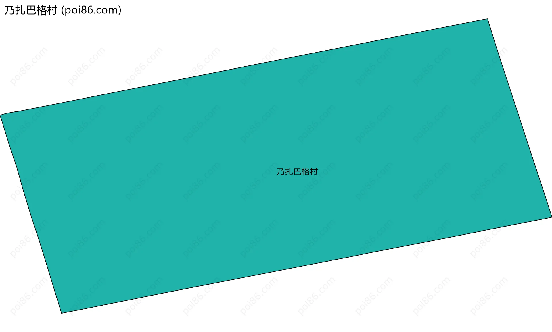 乃扎巴格村边界地图