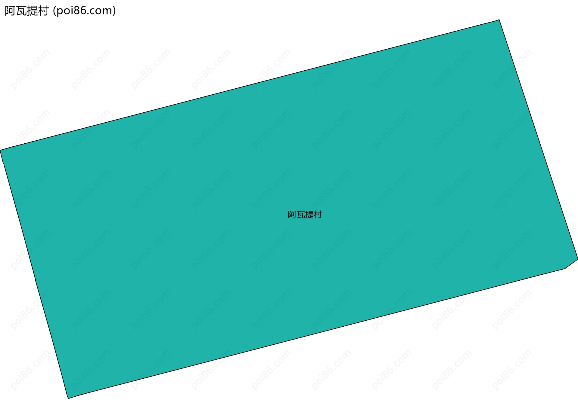 阿瓦提村边界地图
