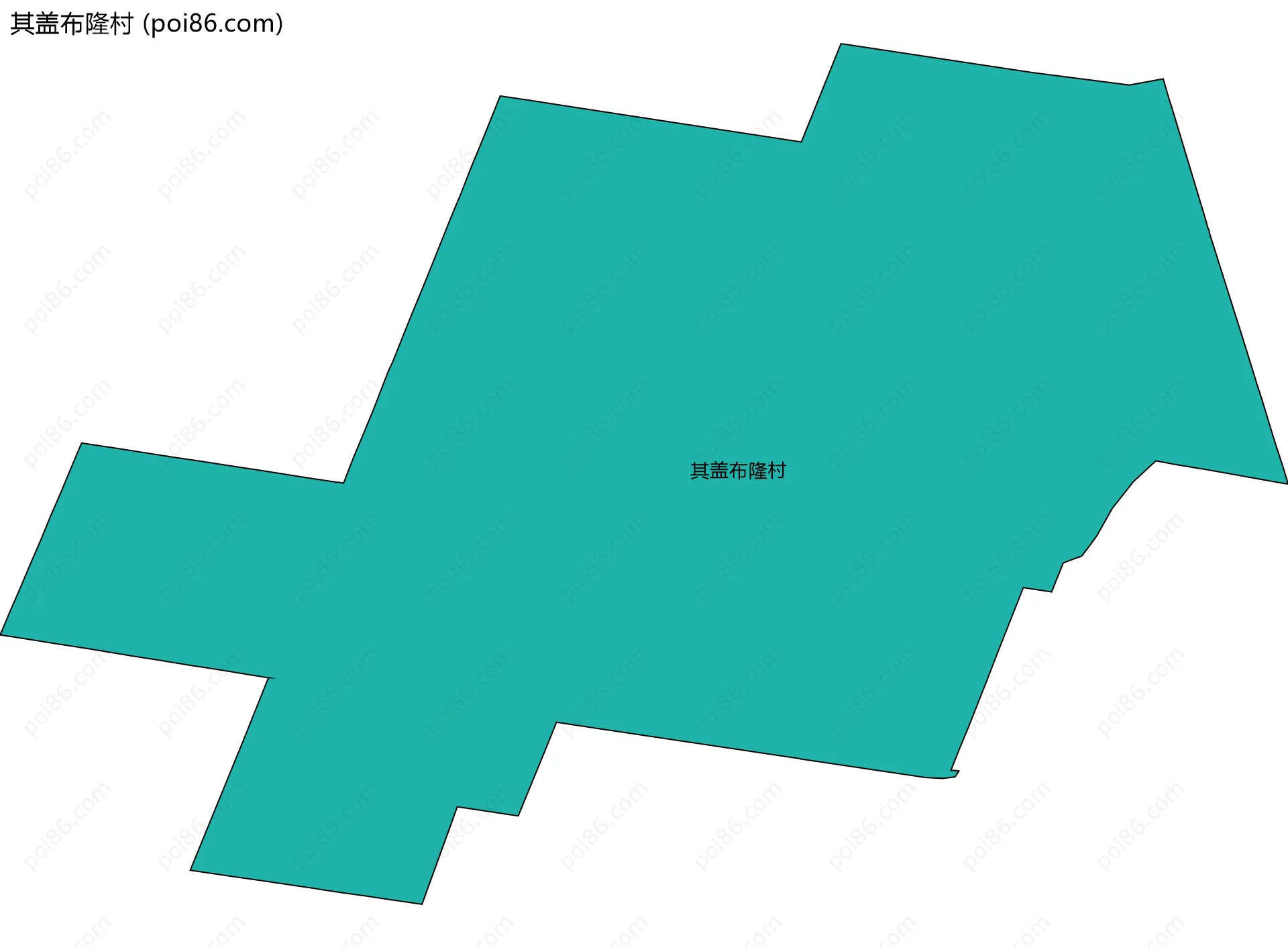 其盖布隆村边界地图