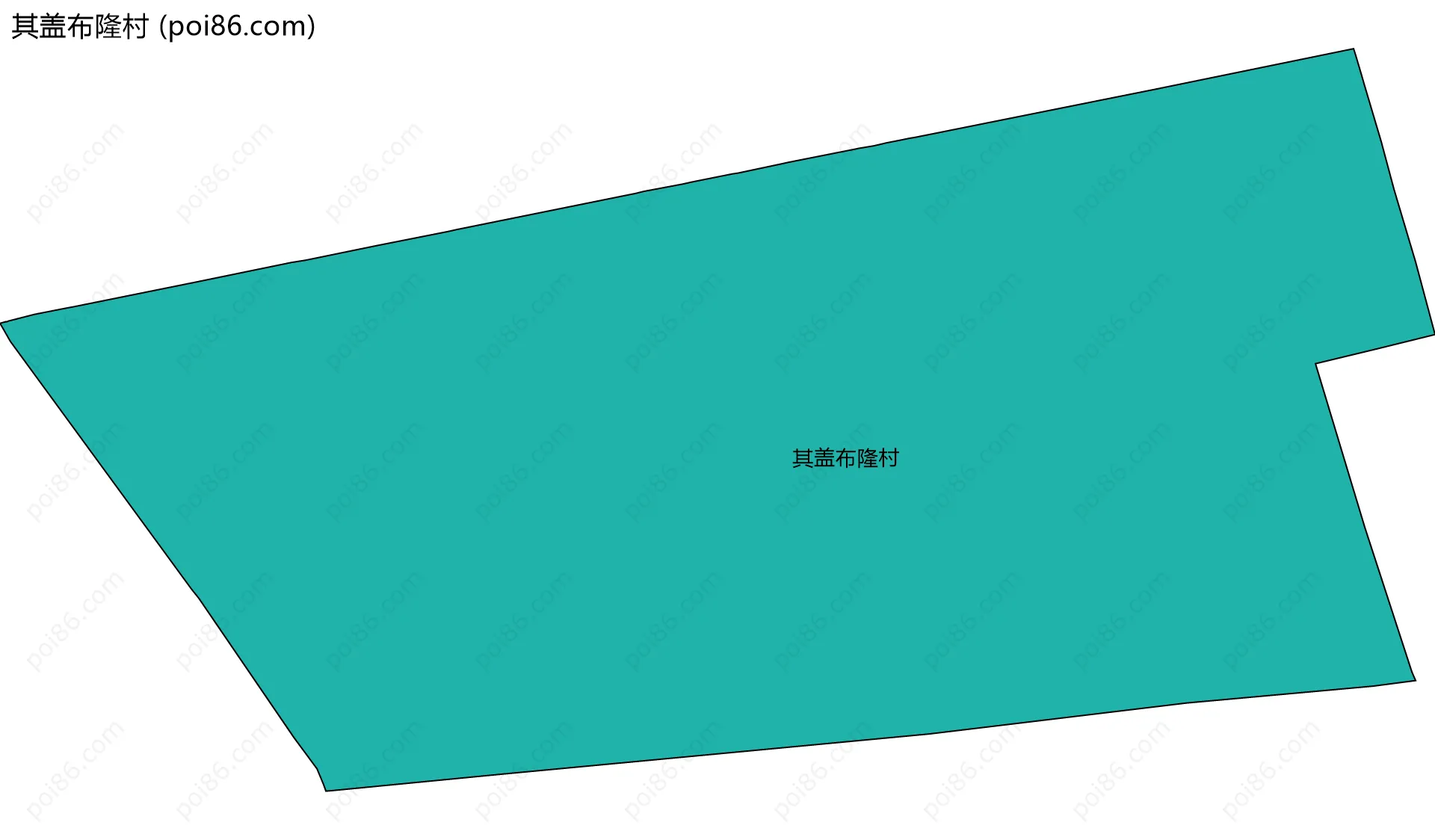 其盖布隆村边界地图