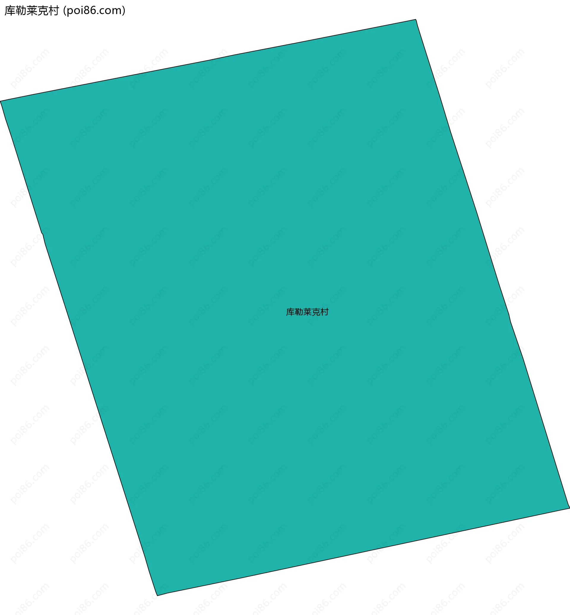 库勒莱克村边界地图