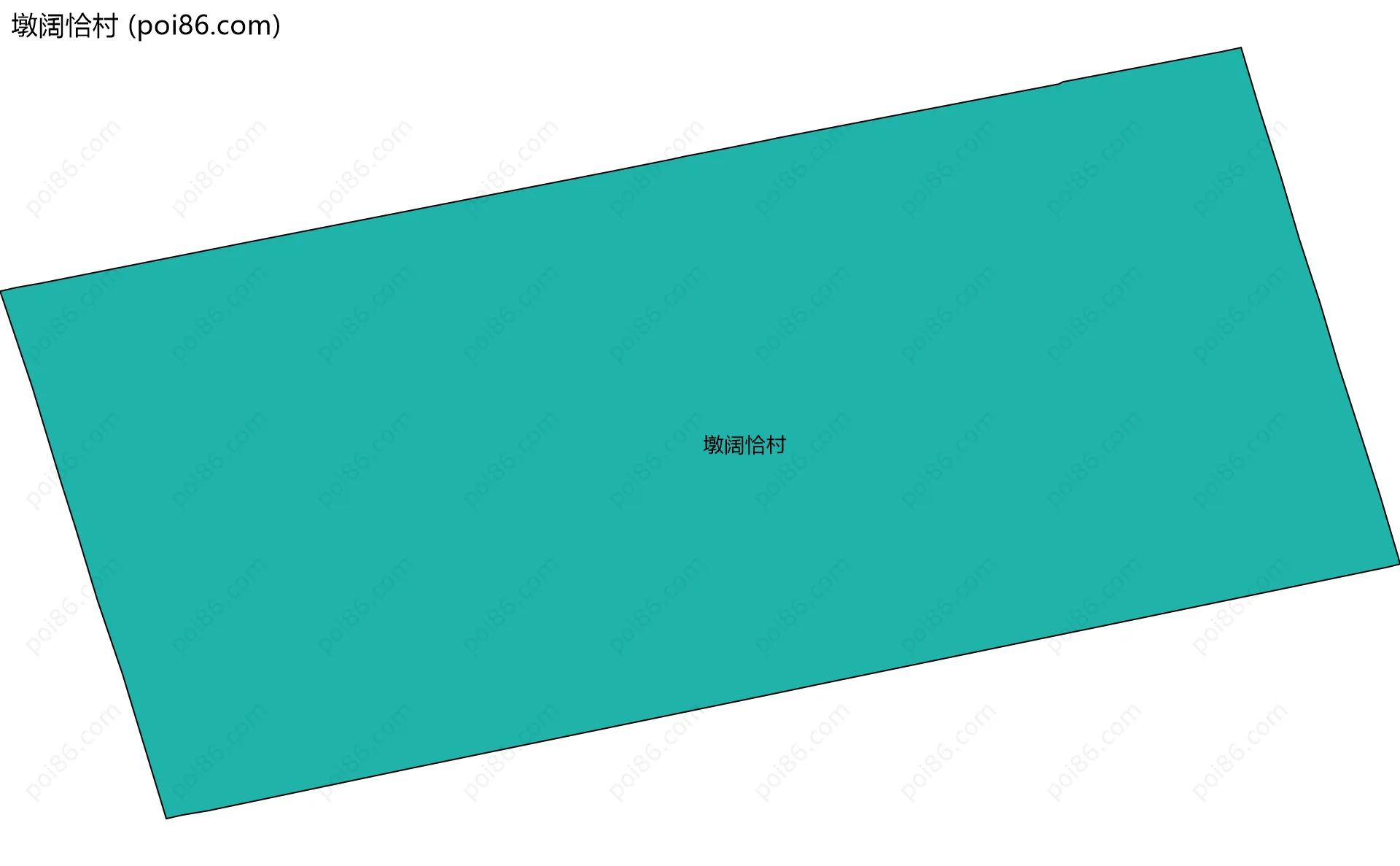墩阔恰村边界地图