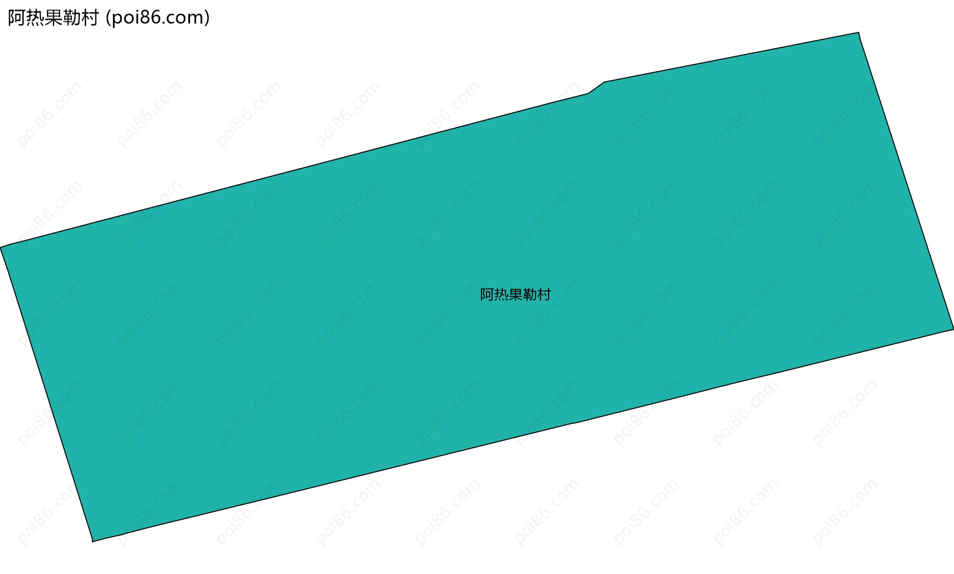 阿热果勒村边界地图