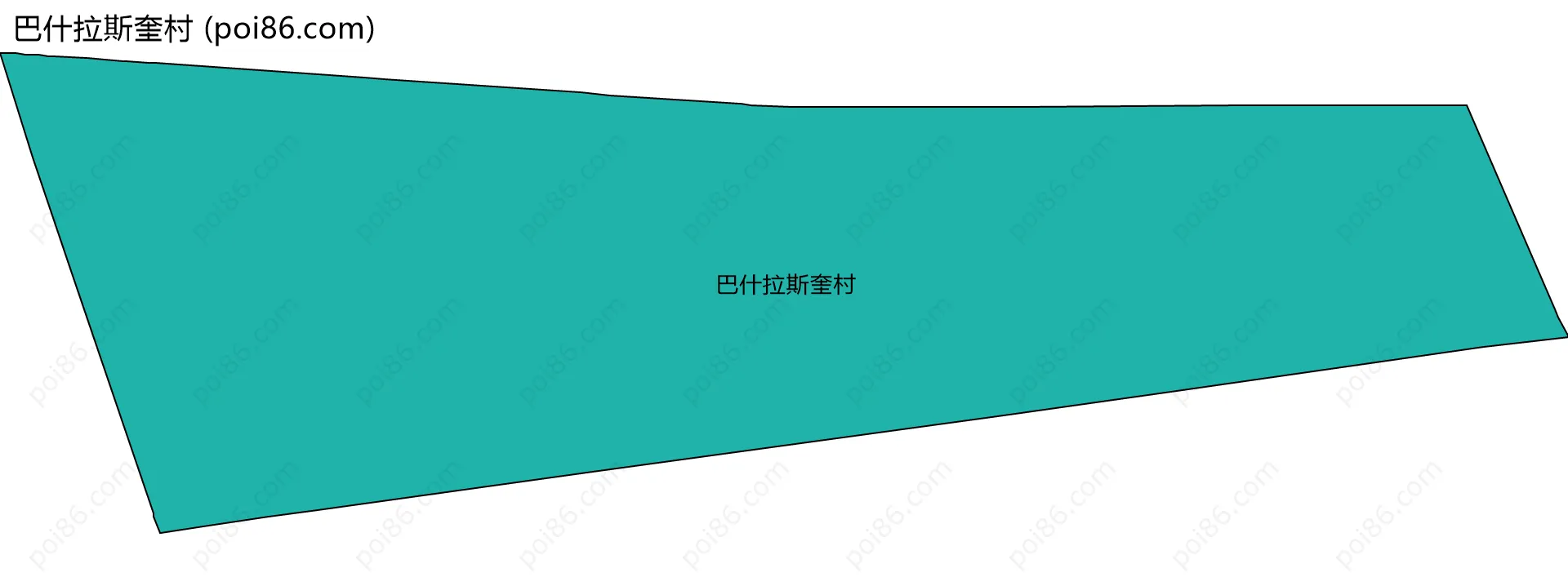 巴什拉斯奎村边界地图