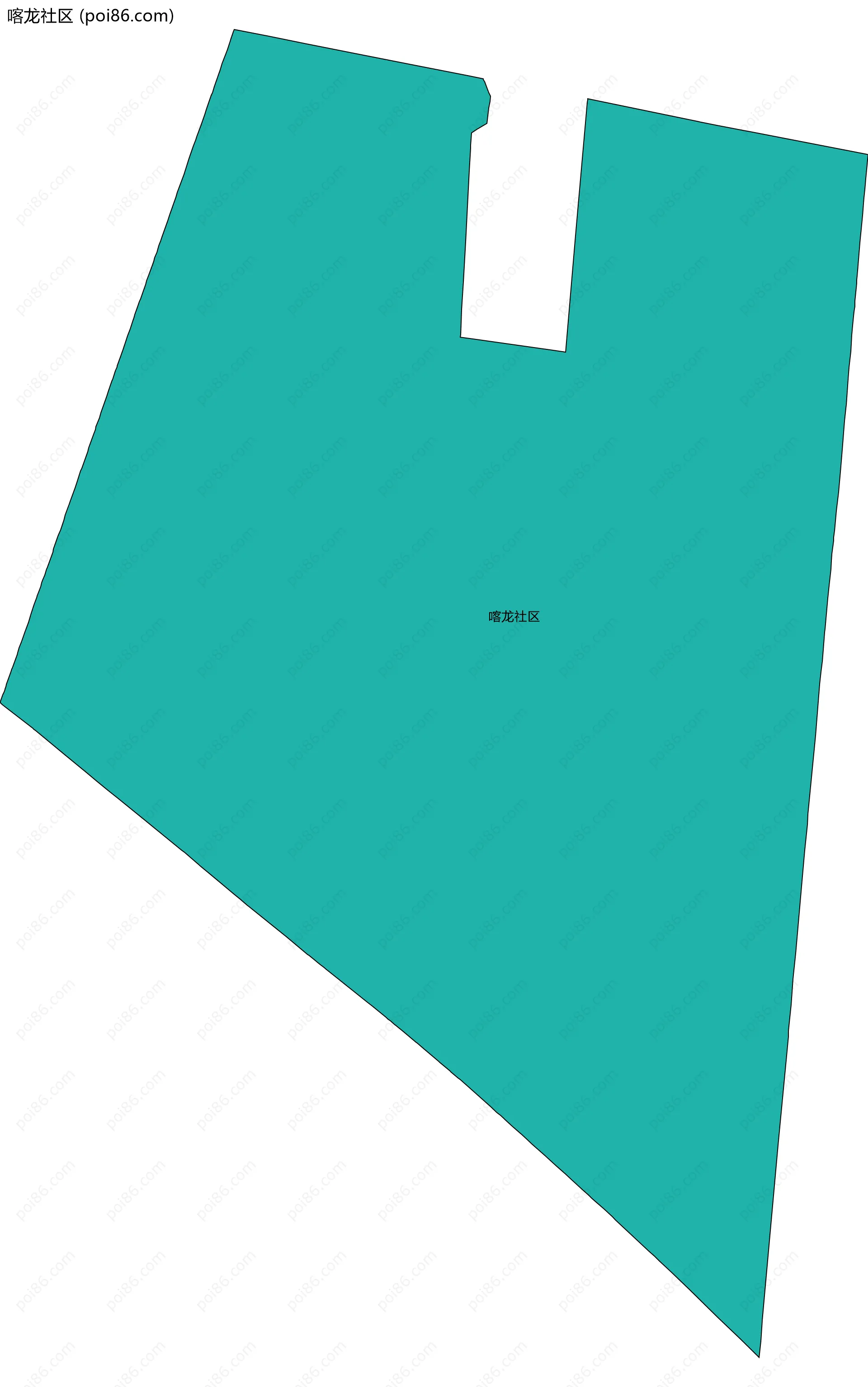 喀龙社区边界地图