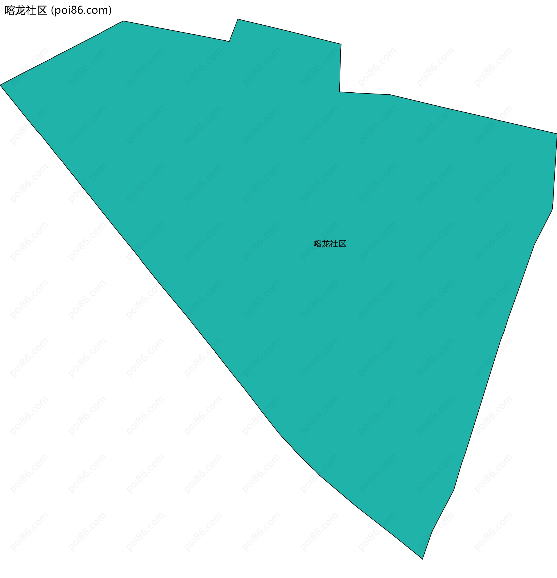 喀龙社区边界地图