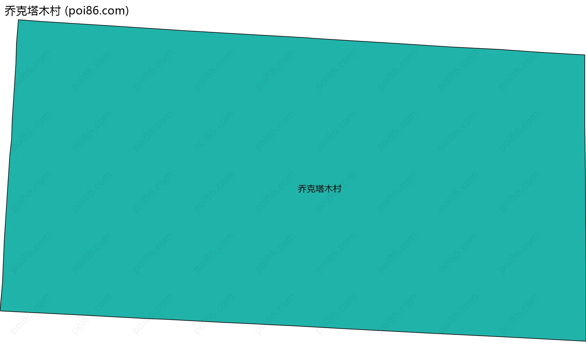 乔克塔木村边界地图