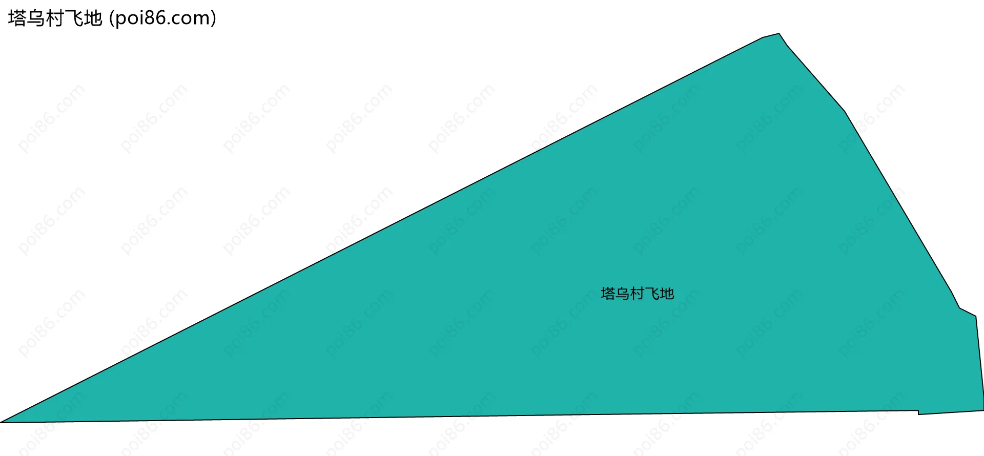 塔乌村飞地边界地图