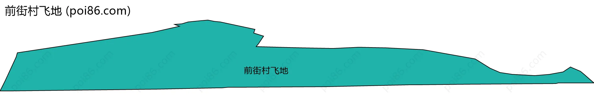 前街村飞地边界地图