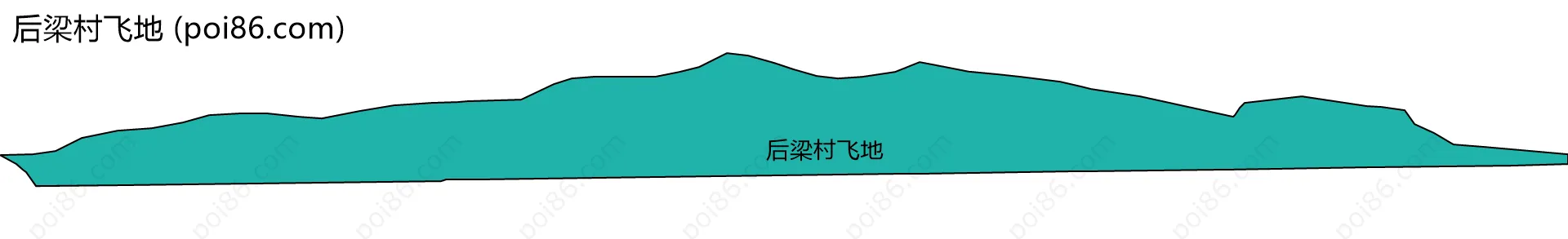 后梁村飞地边界地图