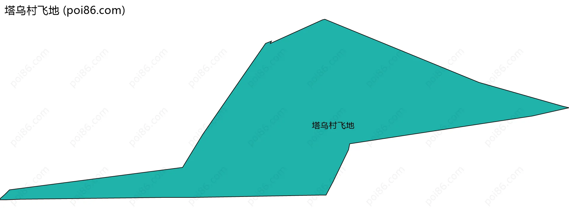 塔乌村飞地边界地图