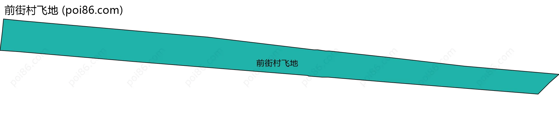 前街村飞地边界地图