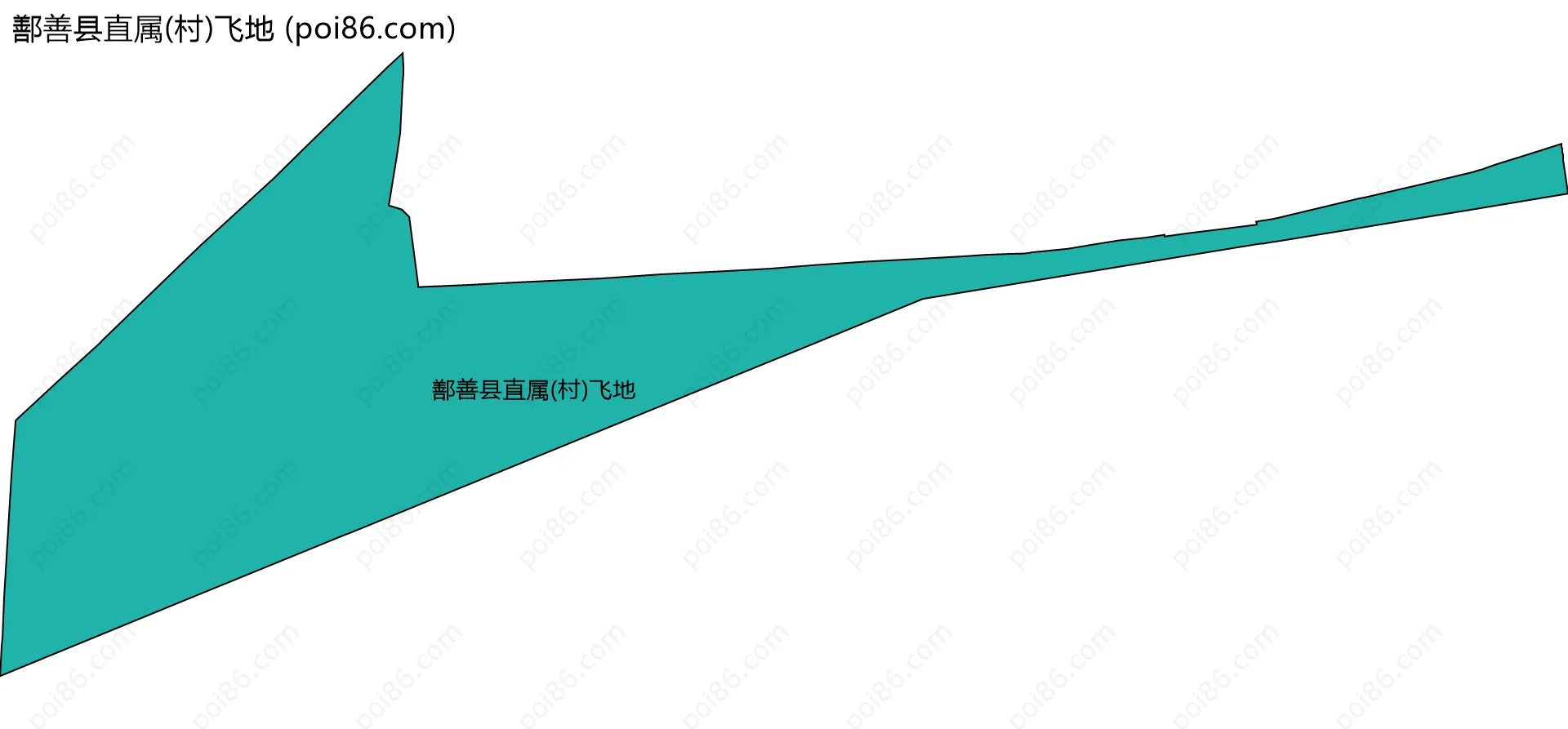 鄯善县直属(村)飞地边界地图