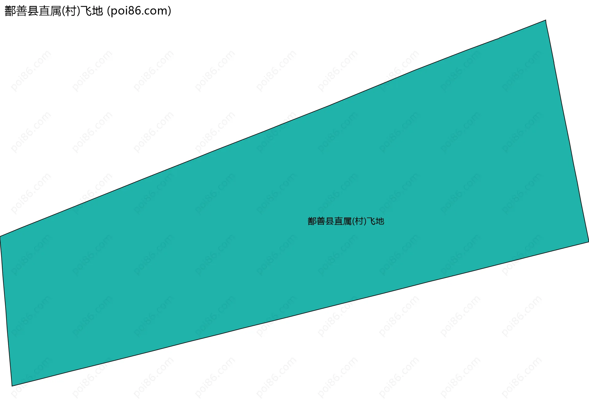 鄯善县直属(村)飞地边界地图