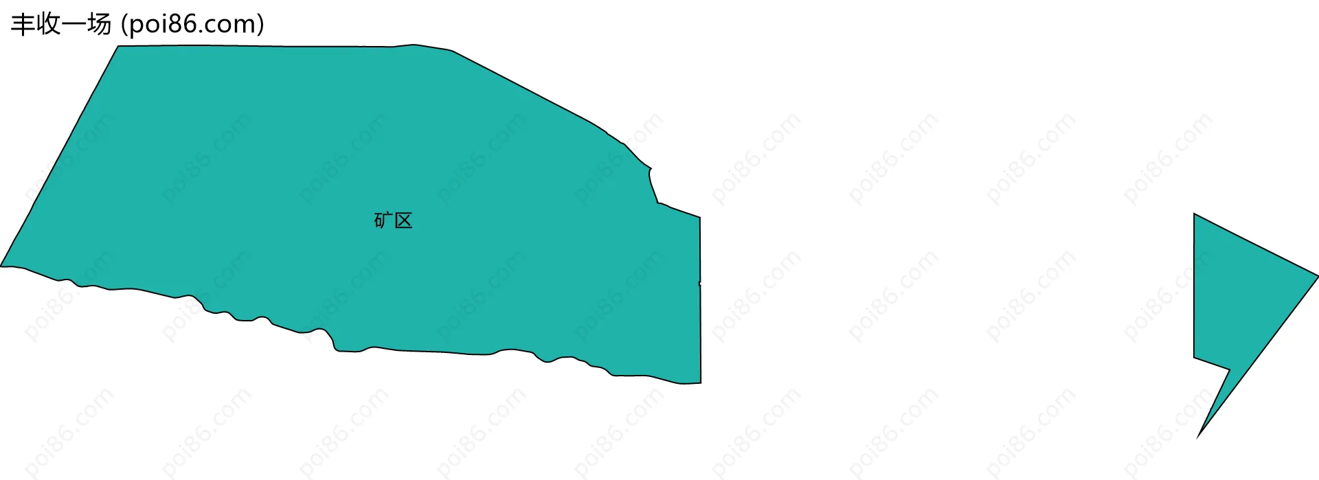 丰收一场边界地图(五级行政区划)