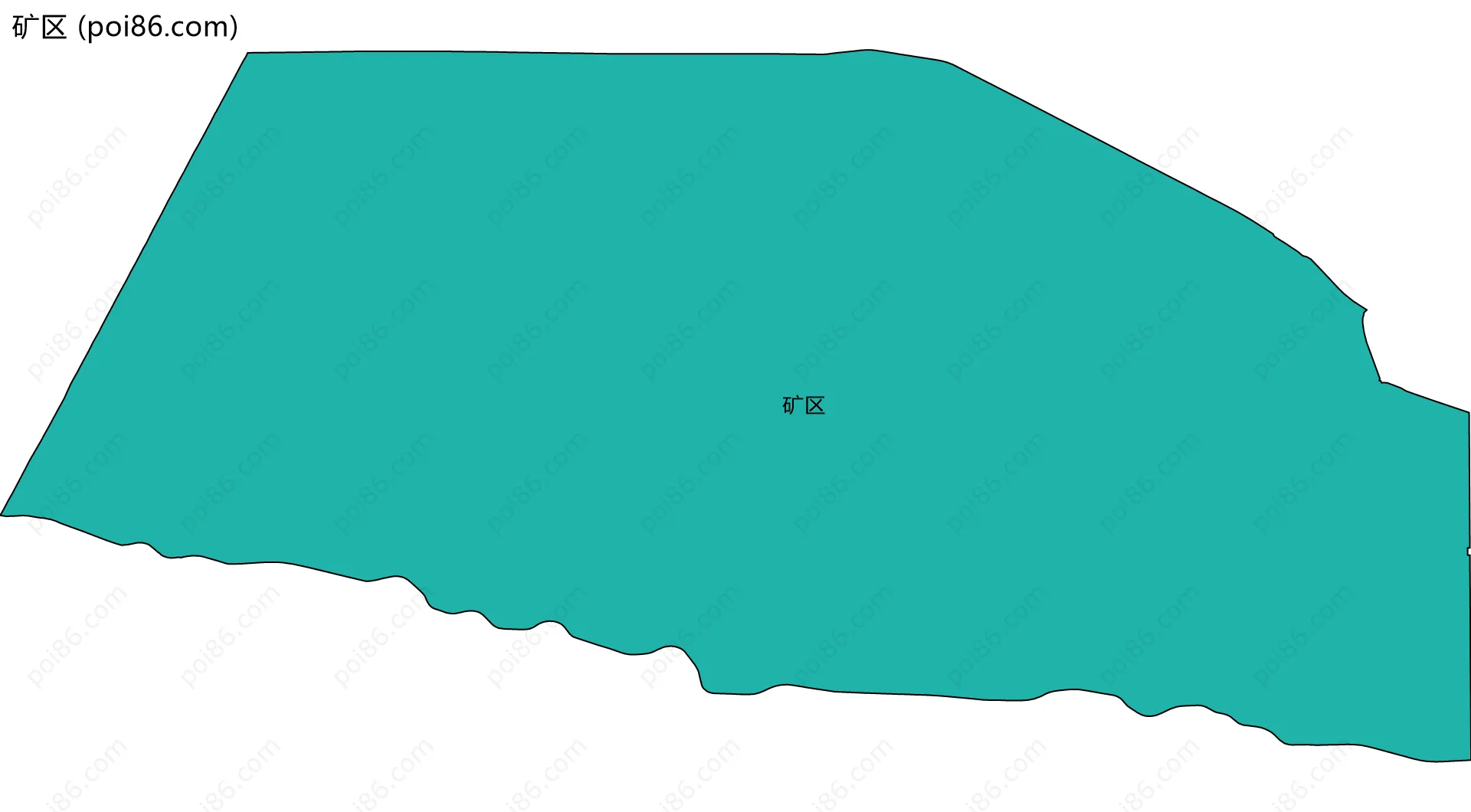 矿区边界地图