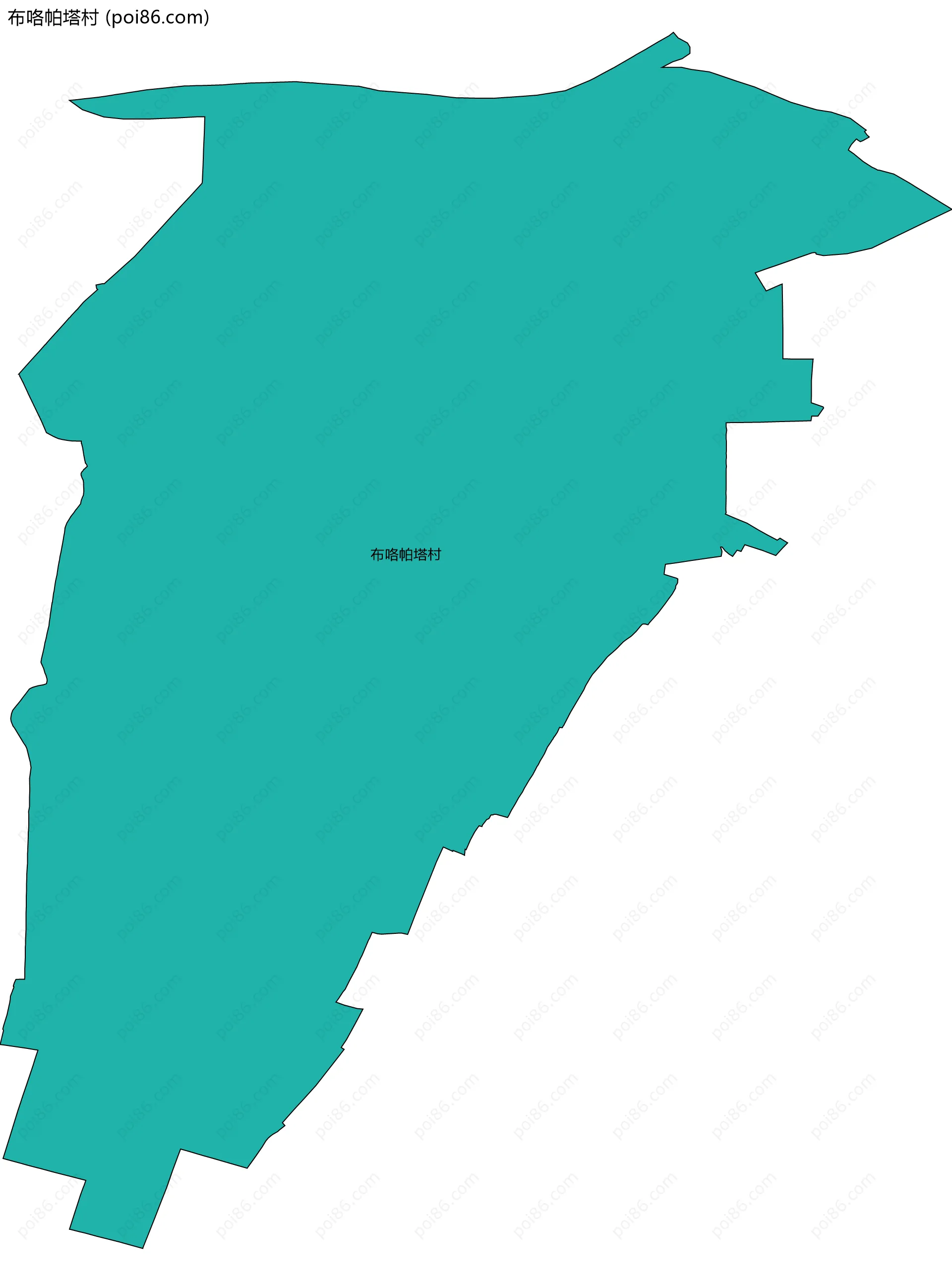 布咯帕塔村边界地图