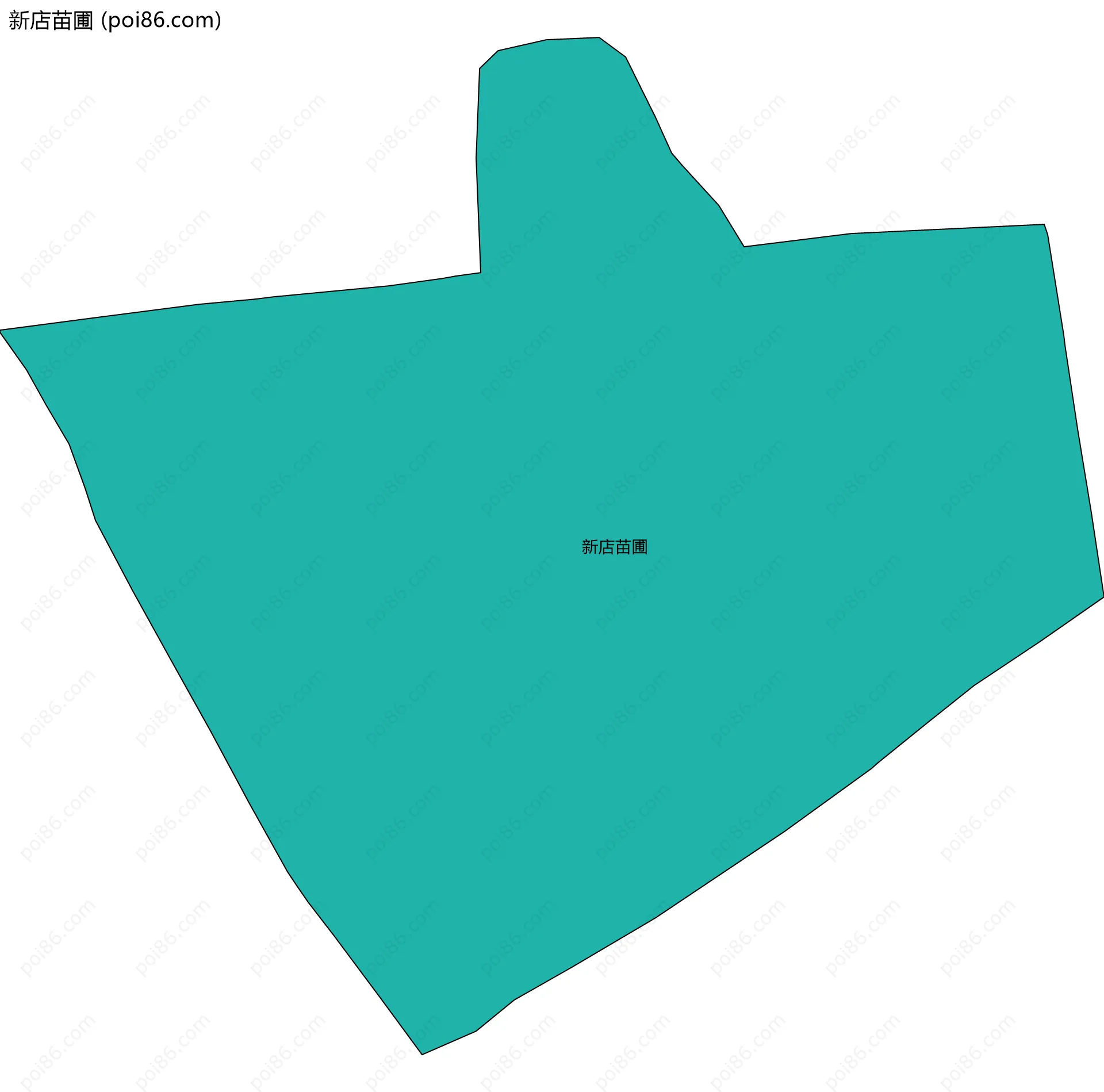 新店苗圃边界地图