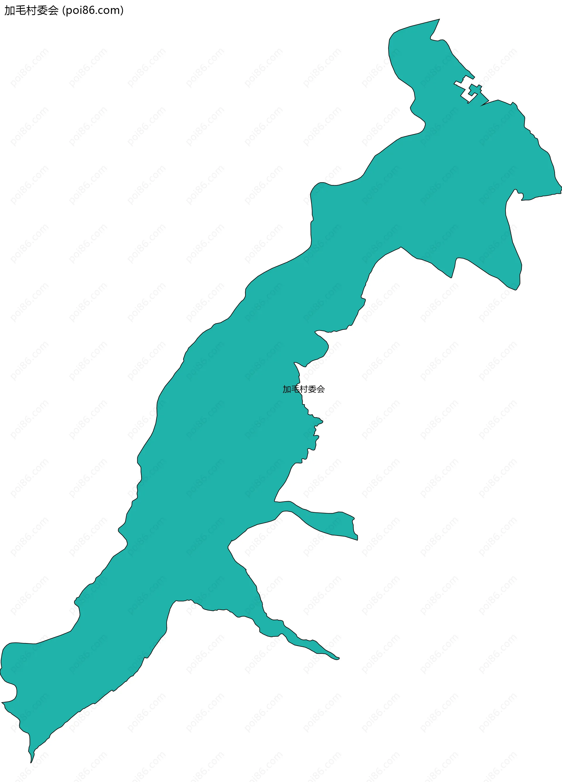 加毛村委会边界地图