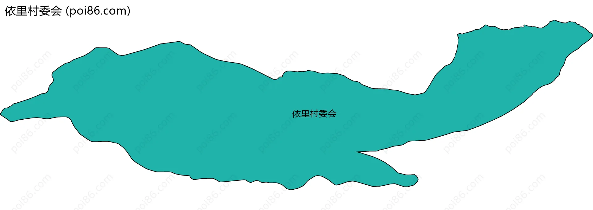 依里村委会边界地图