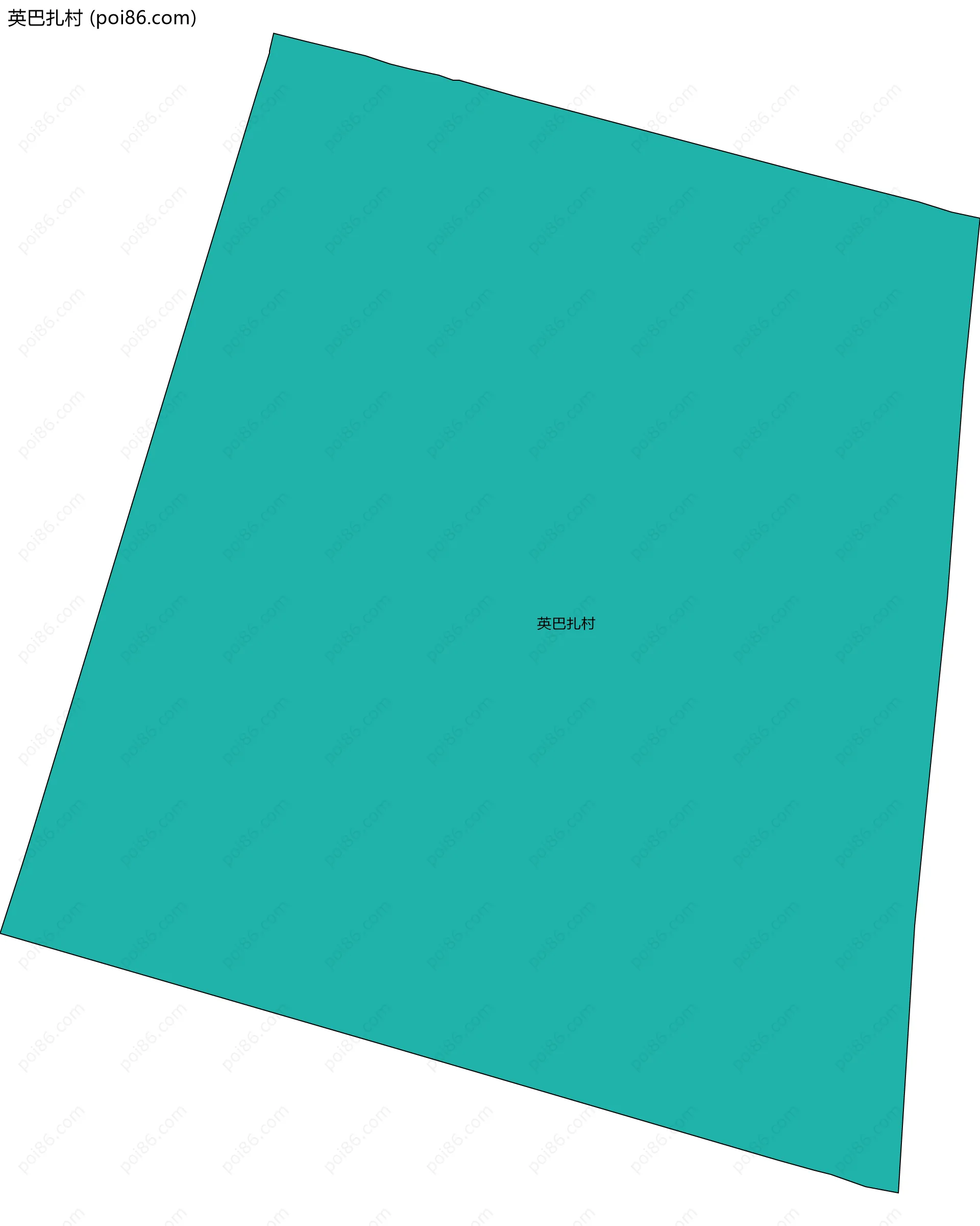 英巴扎村边界地图