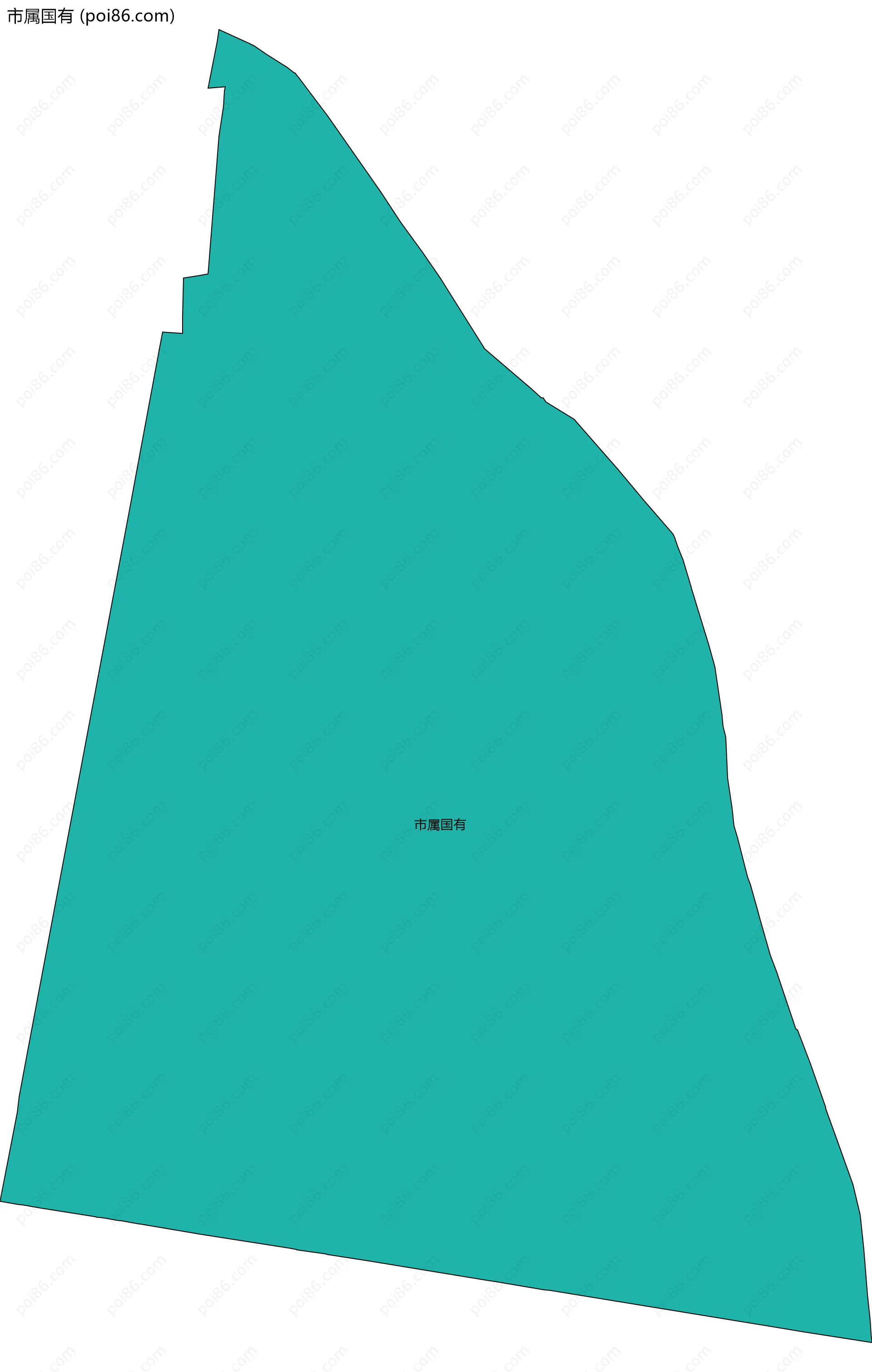 市属国有边界地图