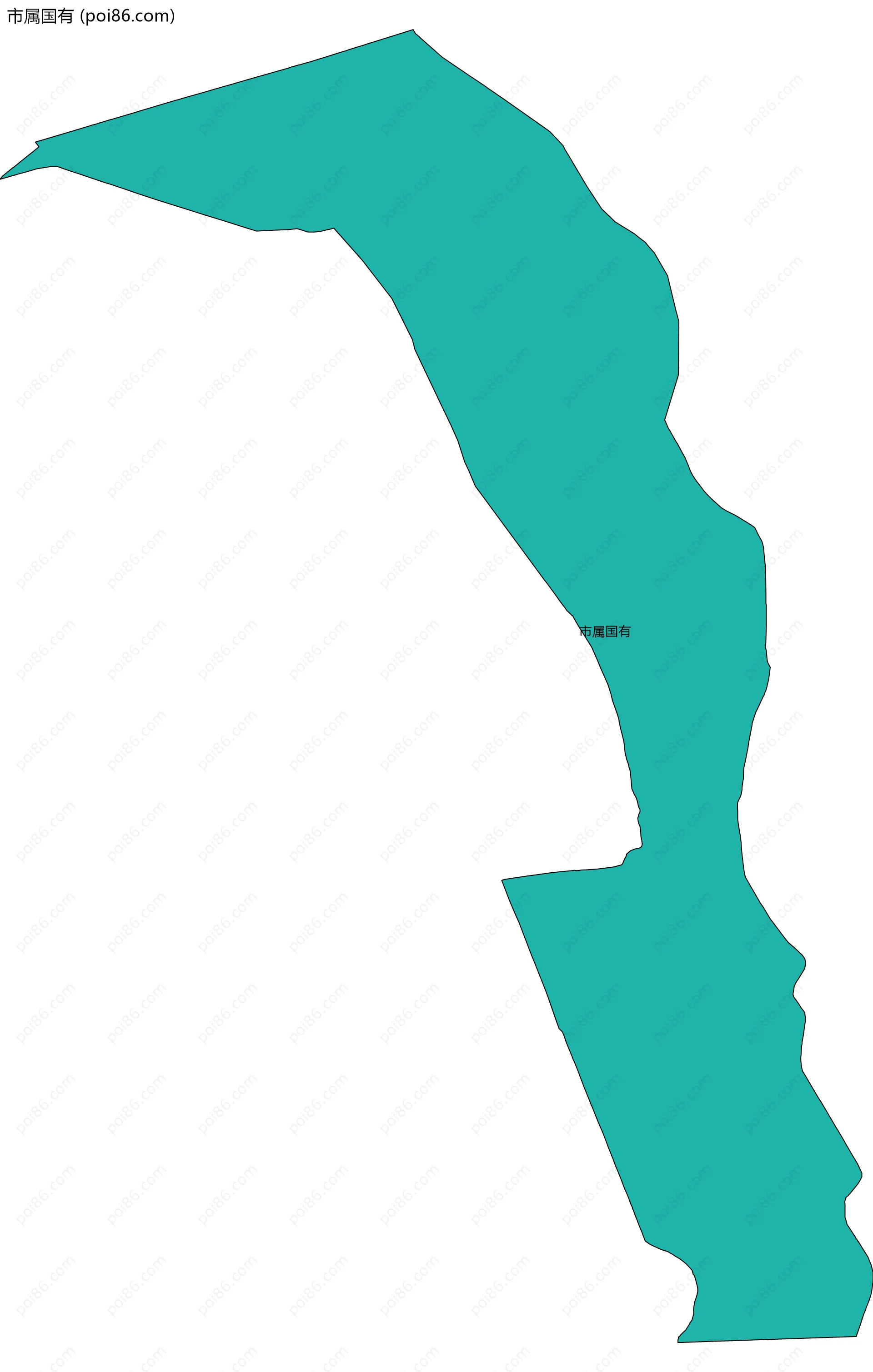 市属国有边界地图