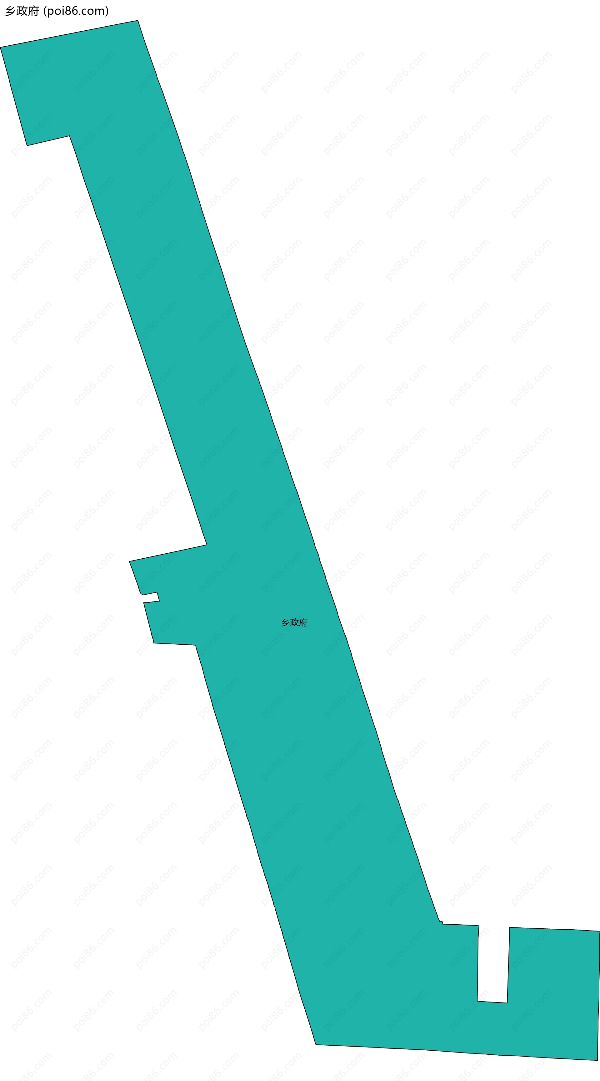 乡政府边界地图