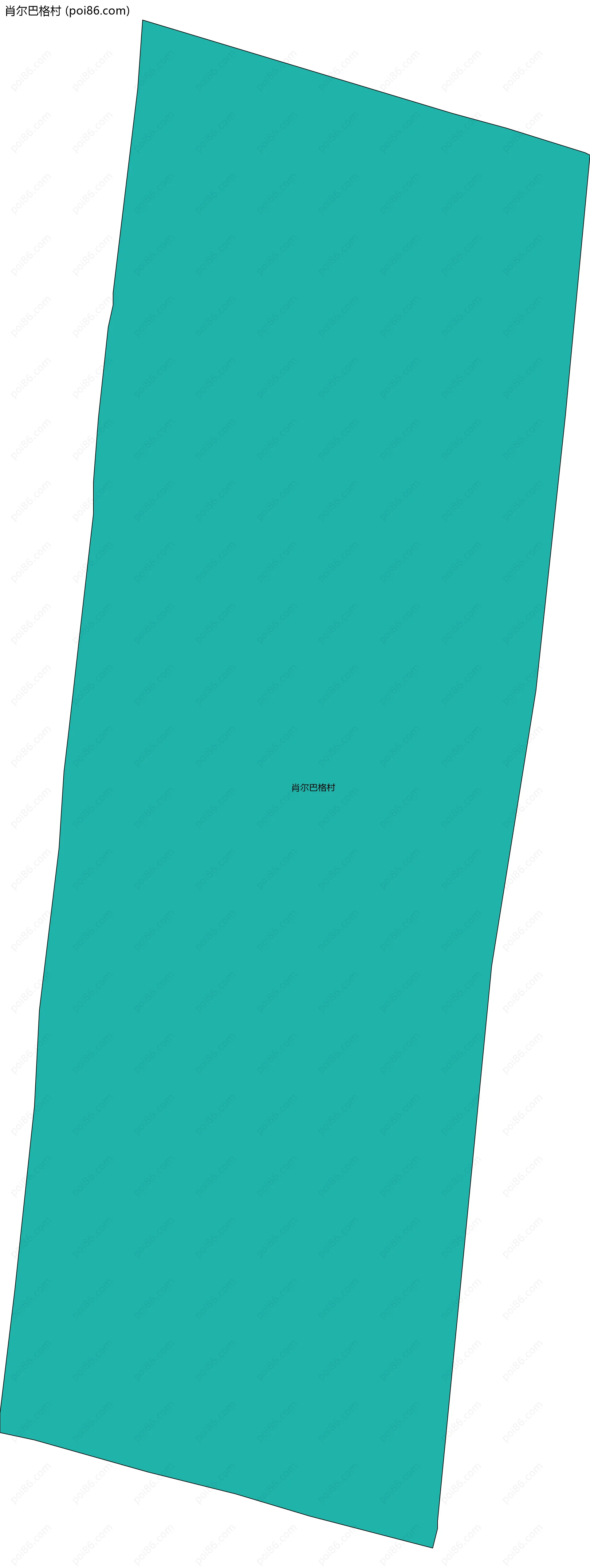 肖尔巴格村边界地图