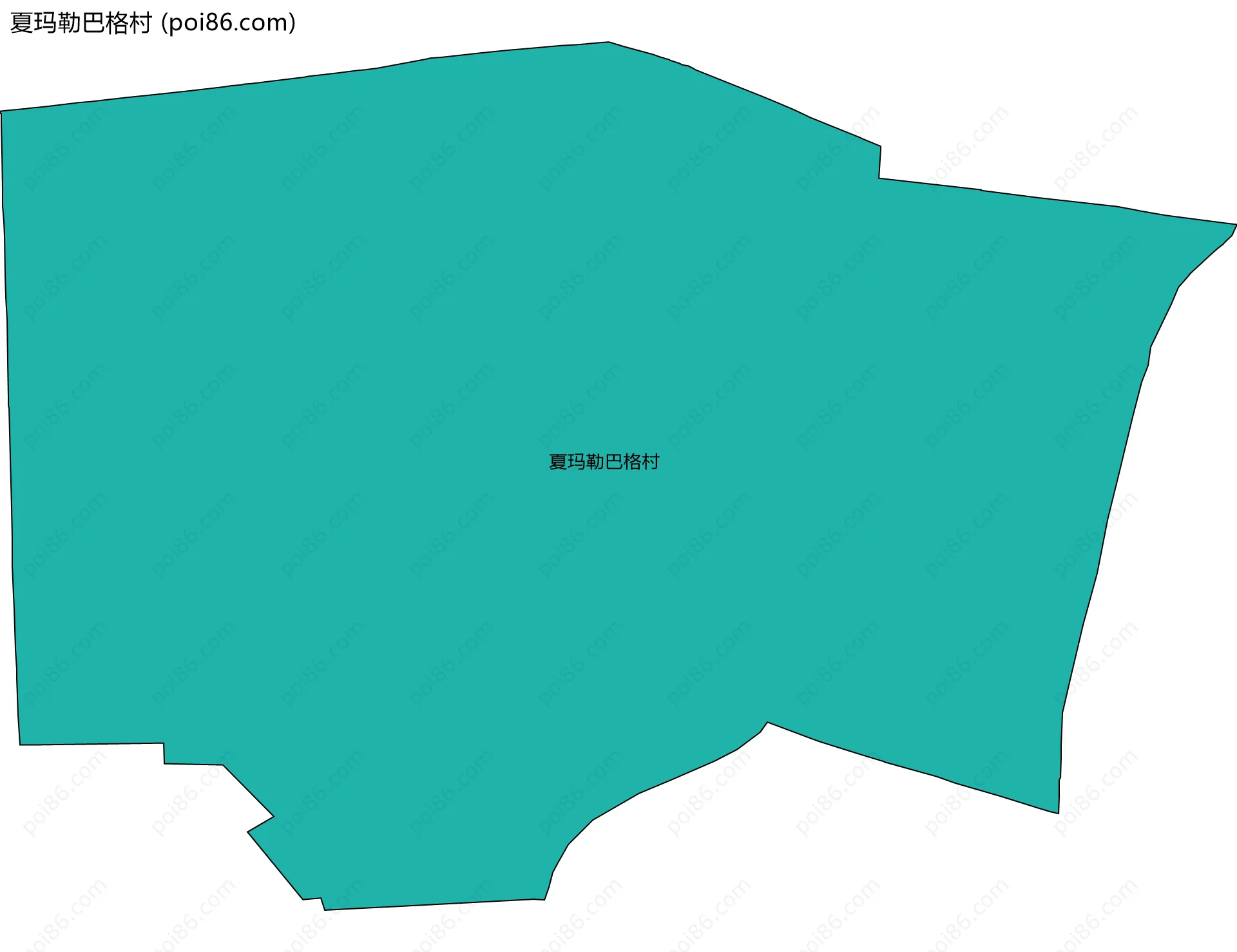 夏玛勒巴格村边界地图