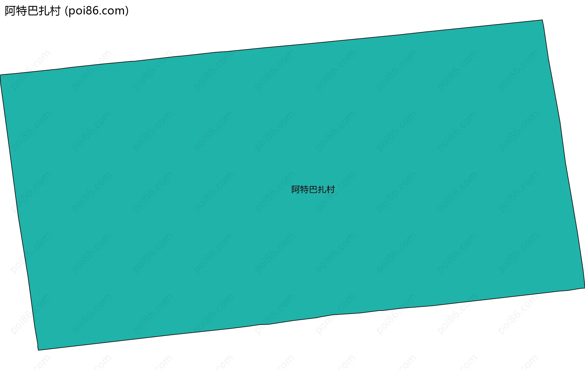 阿特巴扎村边界地图