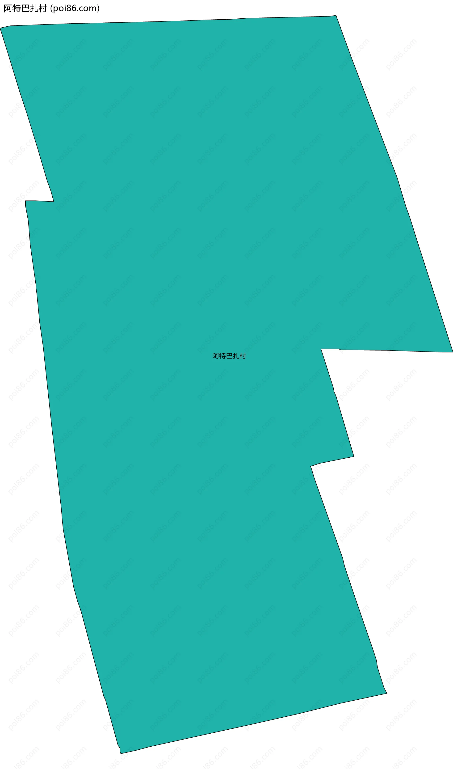 阿特巴扎村边界地图