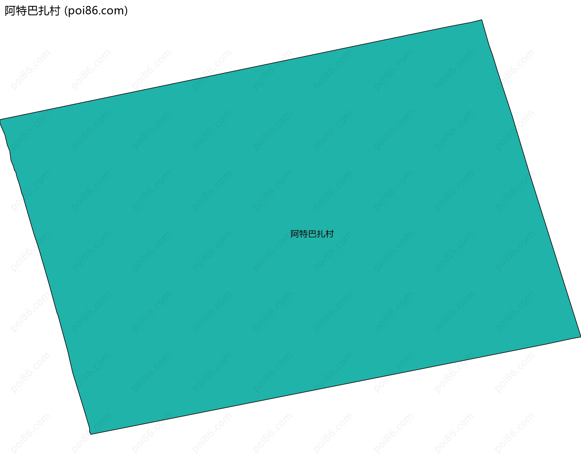 阿特巴扎村边界地图