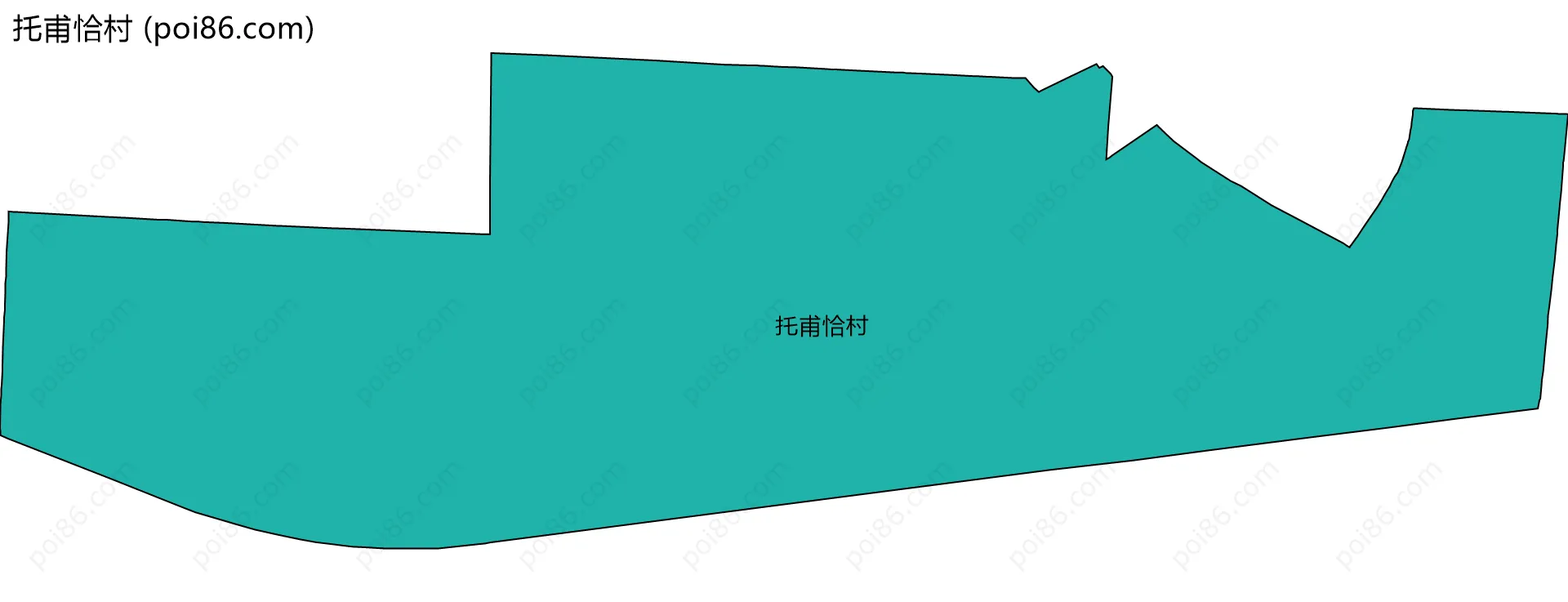 托甫恰村边界地图