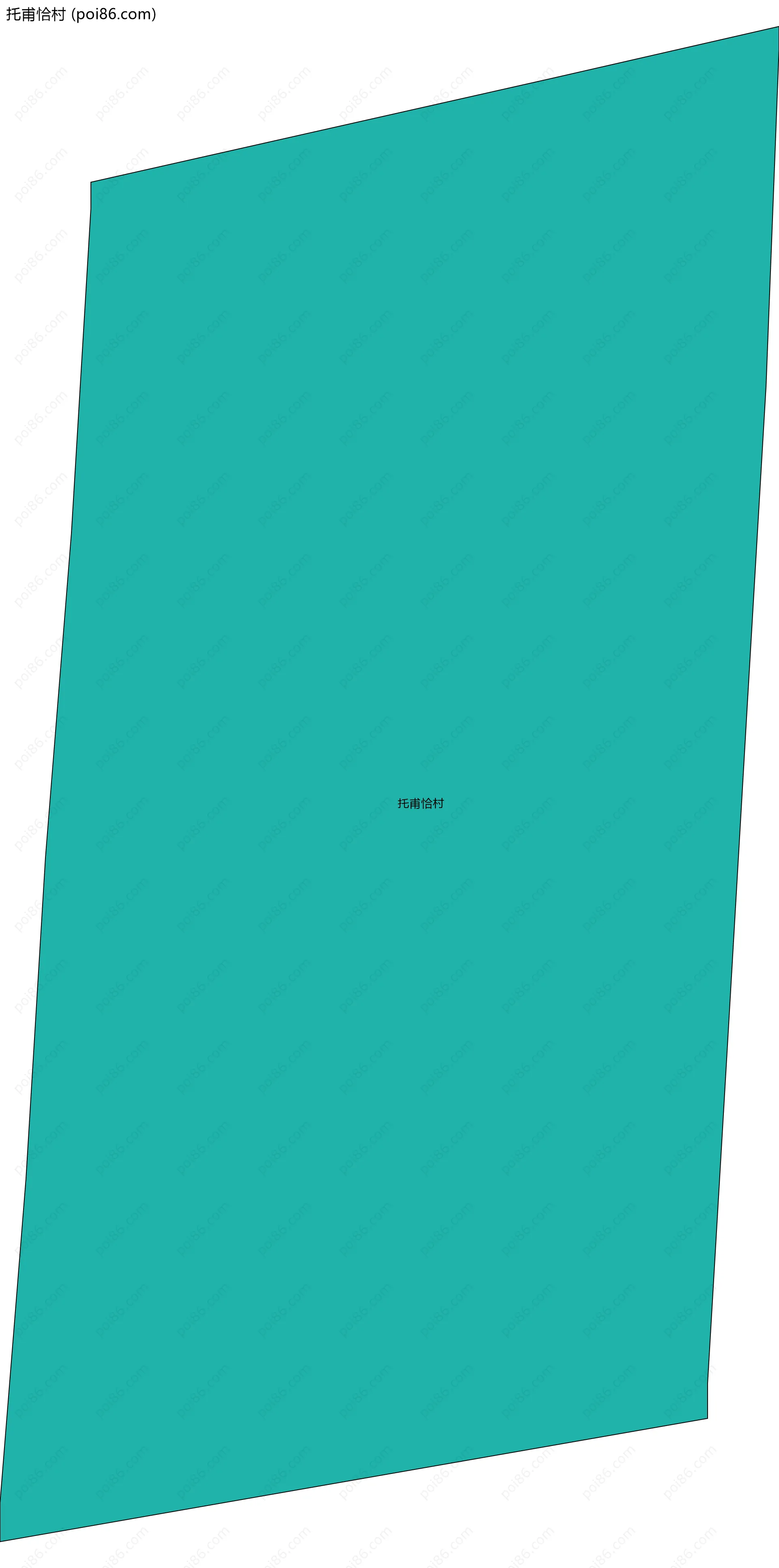 托甫恰村边界地图