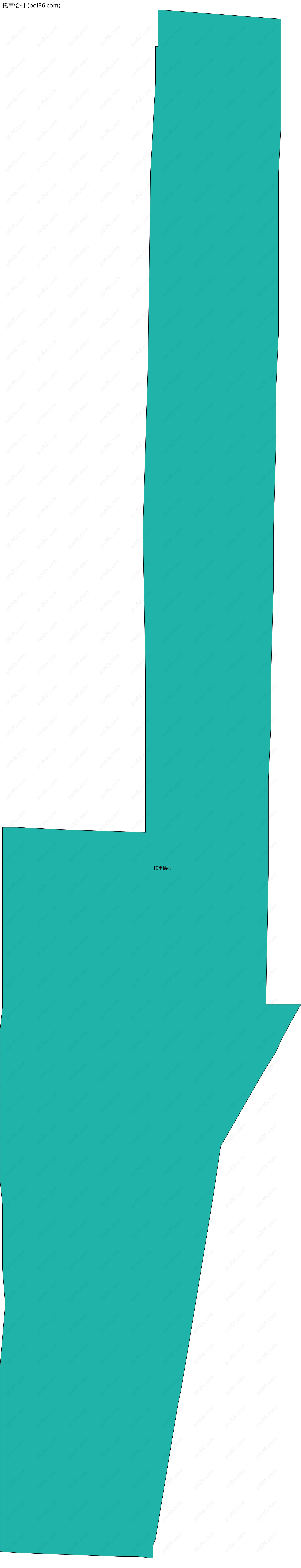 托甫恰村边界地图